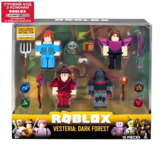 Фигурка Roblox ROG - FOUR Figure Pack (VESTERIA: DARK FOREST) W5
