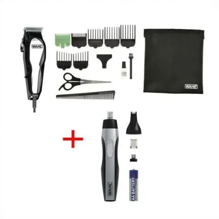 Машинка для стрижки волос Wahl Baldfader черный + Wahl Nose trimmer