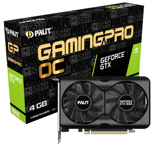 Видеокарта 4Gb PALIT GTX1650 GP OC NE61650S1BG1-1175A