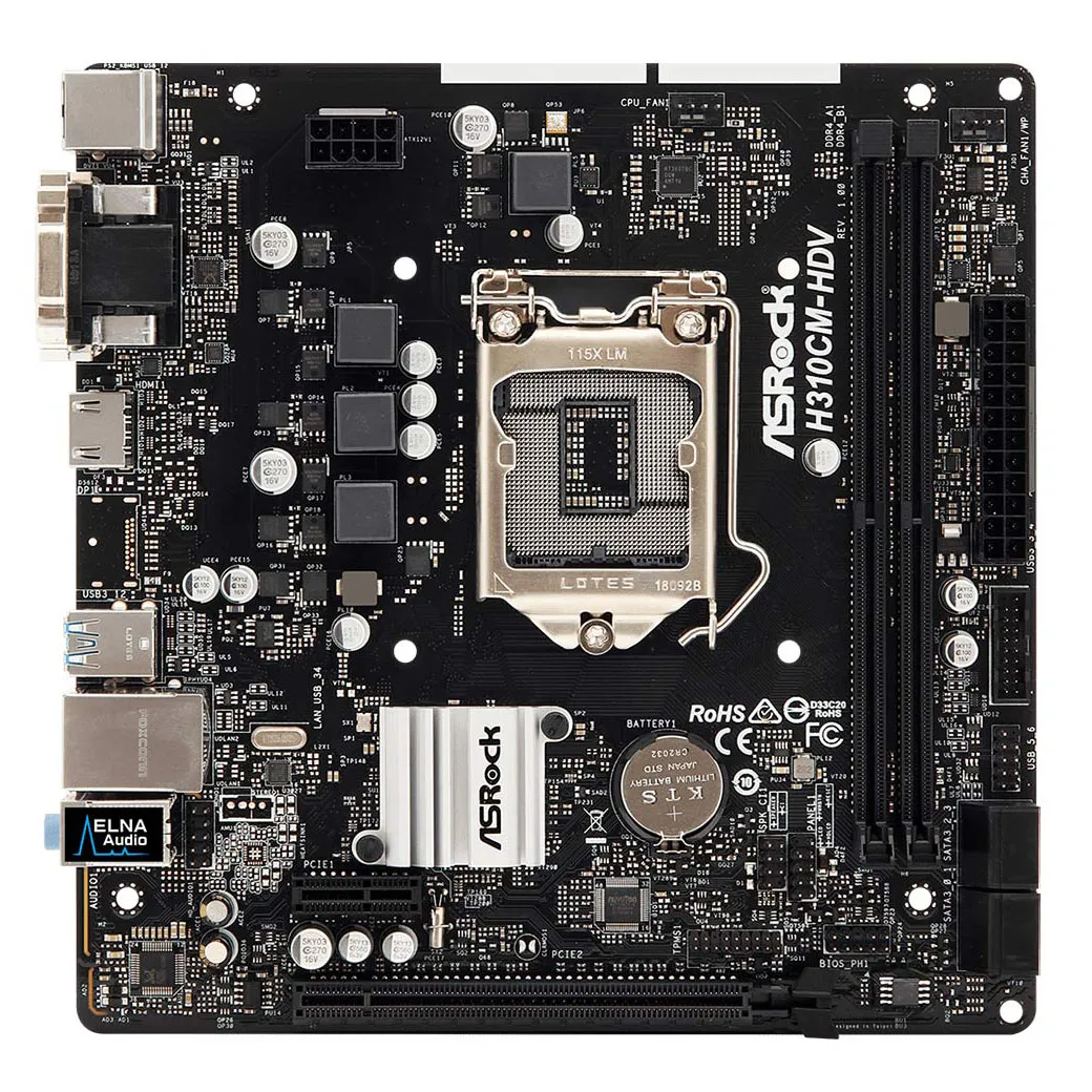 Материнская плата ASRock H310CM-HDV