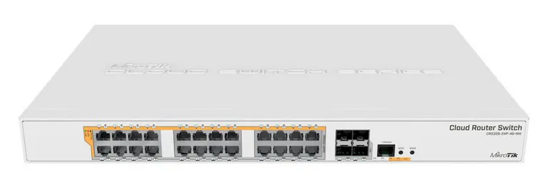 Свитч MikroTik CRS328-24P-4S+RM