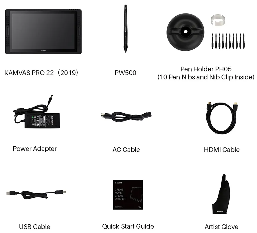 Графический планшет/монитор Huion Kamvas Pro 22 GT2201