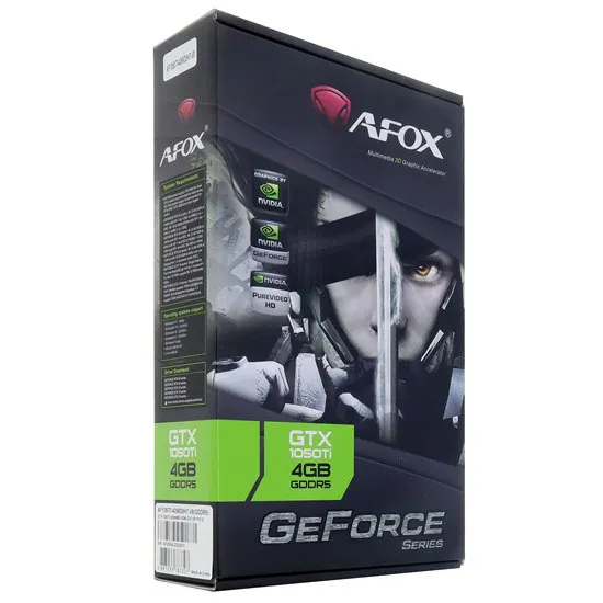 Видеокарта 4 GB Afox GTX 1050Ti AF1050TI-4096D5H7-V8