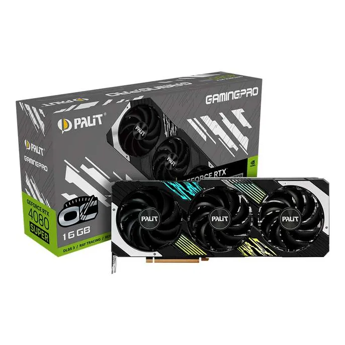 Видеокарта 16GB PALIT RTX4080 SUPER GAMINGPRO OC NED408ST19T2-1032A