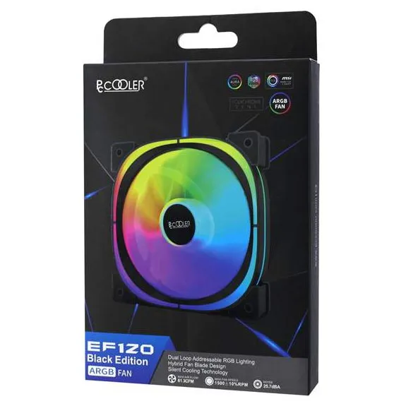 Кулер для корпуса PCCooler EF-120 ARGB B