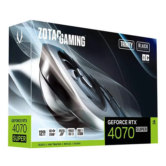 Видеокарта 12 GB ZOTAC GAMING RTX 4070 SUPER TRINITY OC ZT-D40720J-10P