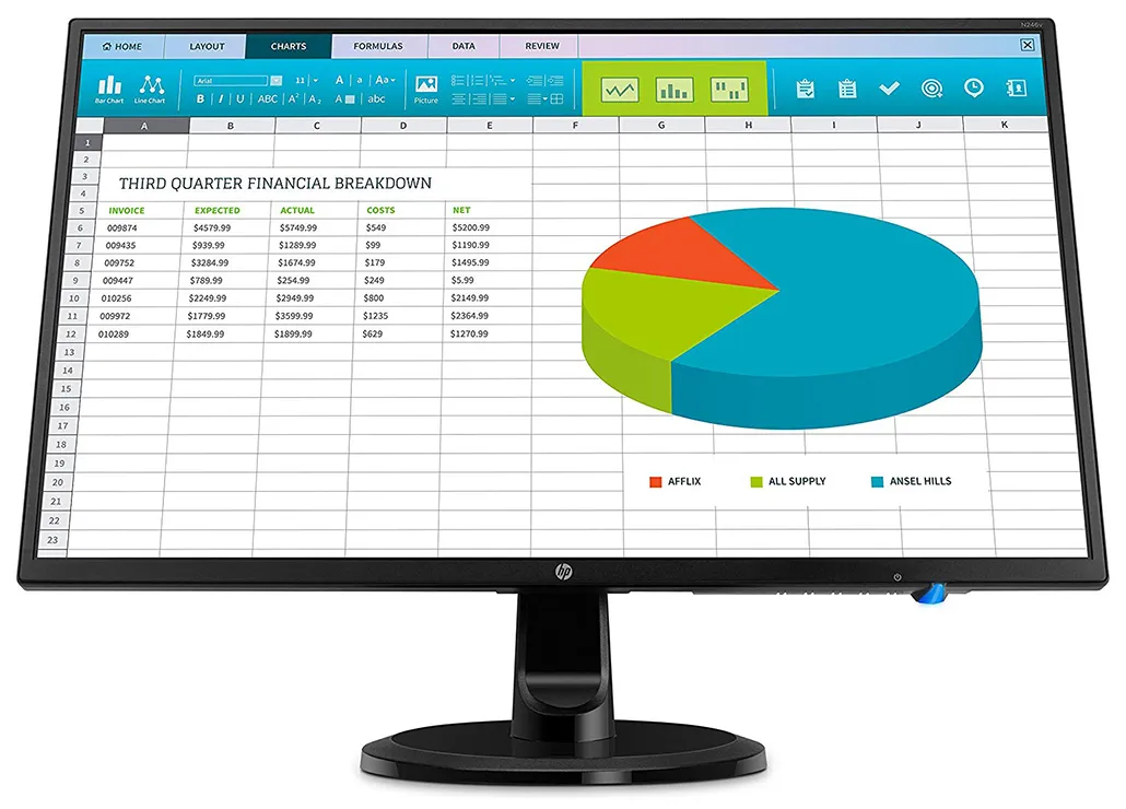 Монитор 23.8" HP N246v 3NS59AA