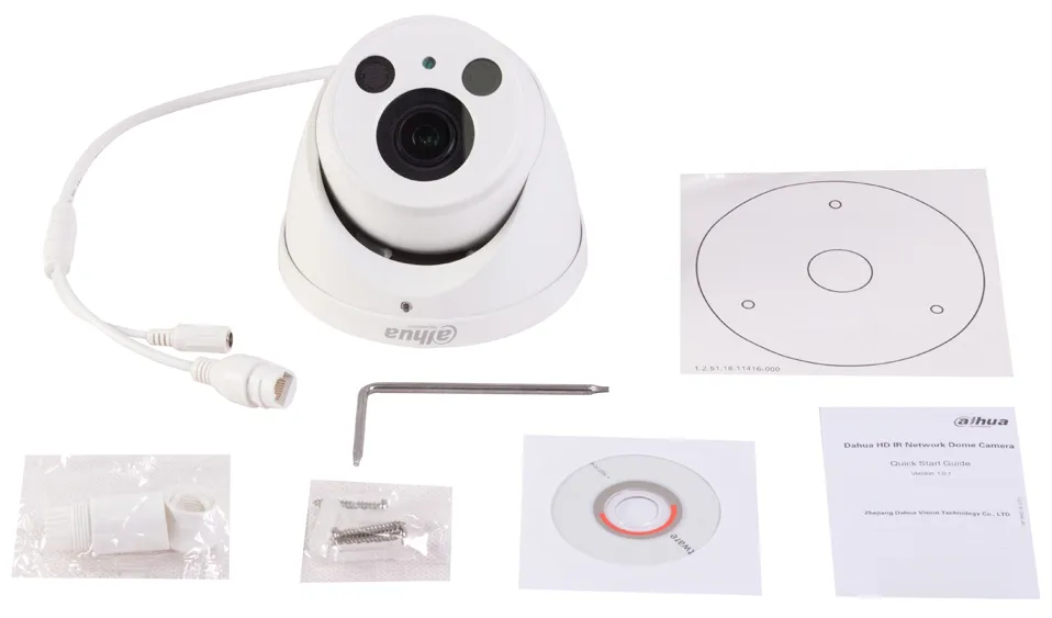 Купольная сетевая камера Dahua DH-IPC-HDW2431RP-ZS
