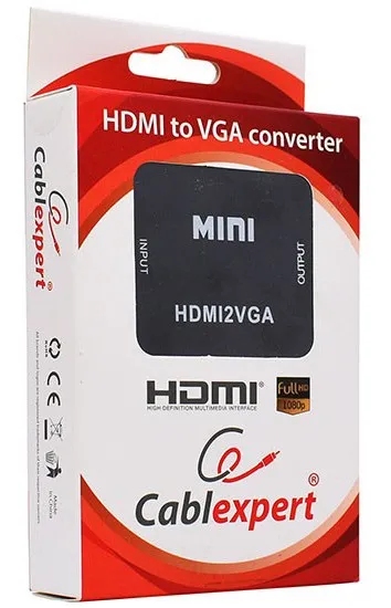 HDMI конвертер Cablexpert DSC-HDMI-VGA-001