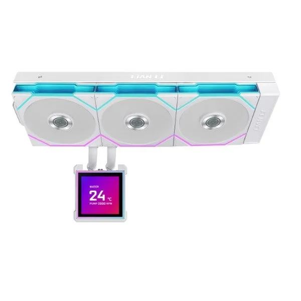 Водяное охлаждение Lian Li HydroShift II LCD-S 360TL White G89.GHS2LCDS36TFW.00