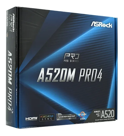 Материнская плата ASRock A520M PRO4