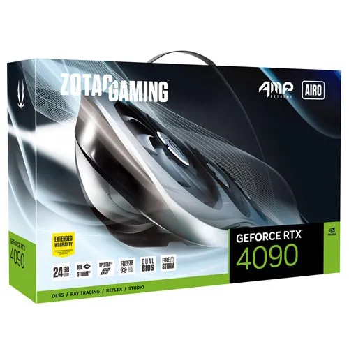 Видеокарта 24 GB Zotac RTX 4090 AMP Extreme AIRO ZT-D40900B-10P