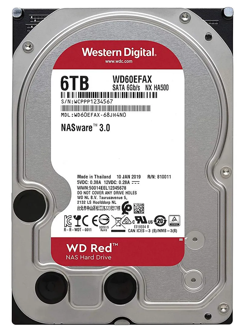 Жесткий диск 6Tb WD Red WD60EFAX