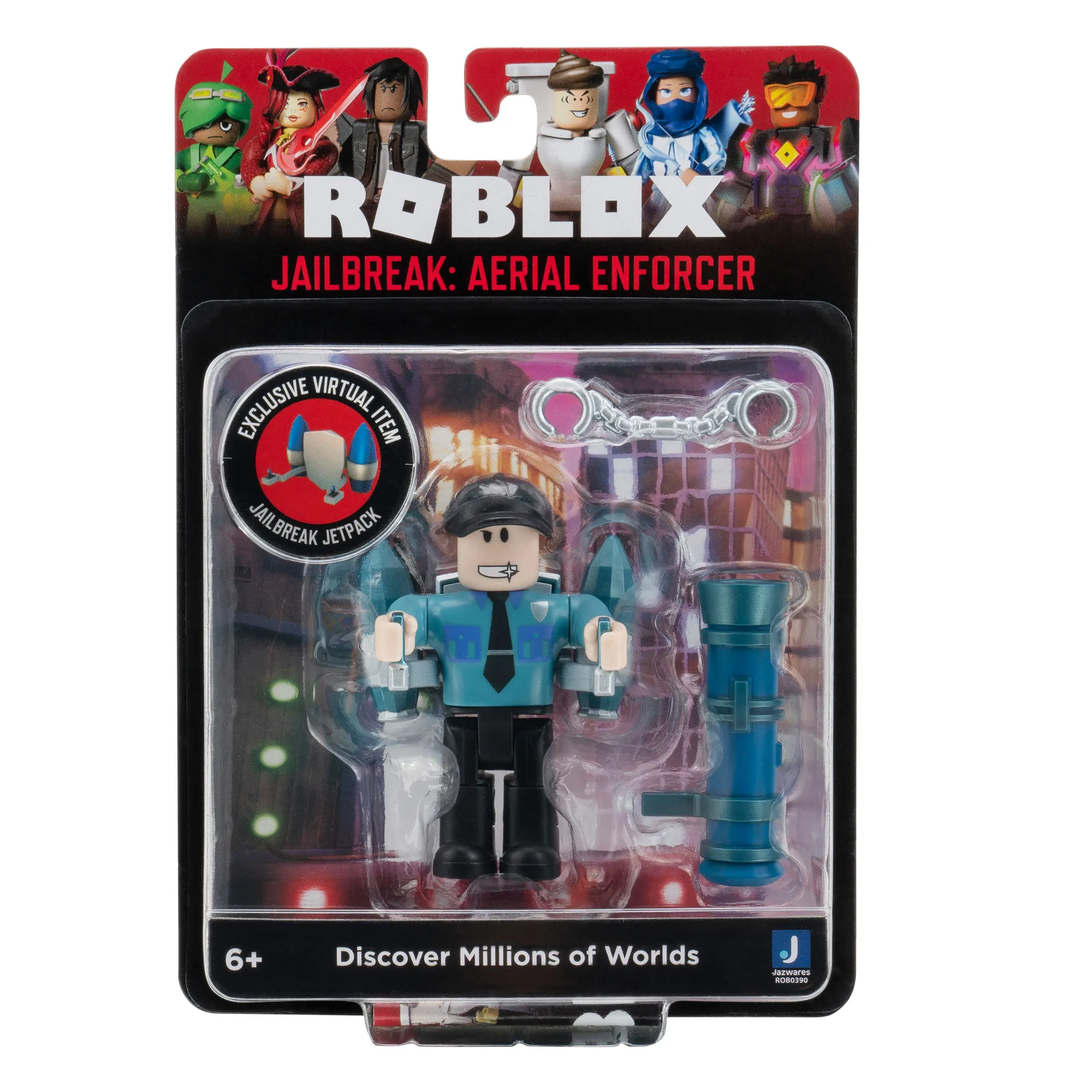 Фигурка Jazwares Roblox Core Figures Jailbreak: Aerial Enforcer W9