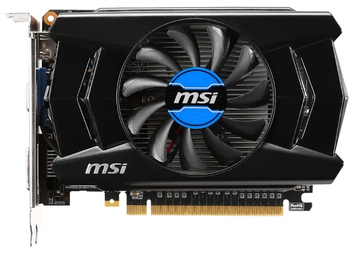 Видеокарта 1 Gb MSI GeForce GTX750Ti N750-1GD5/OC