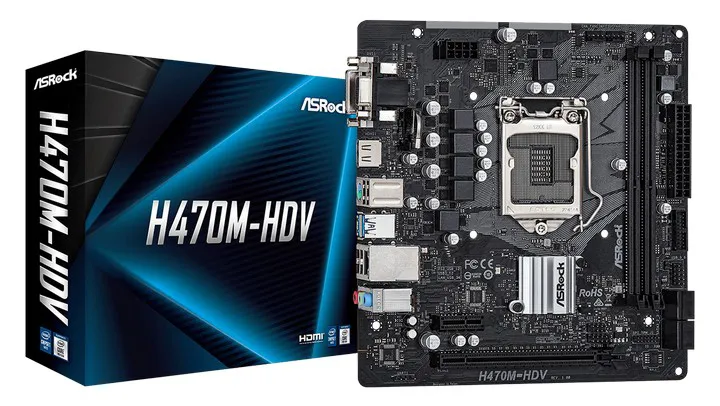 Материнская плата ASRock H470M-HDV