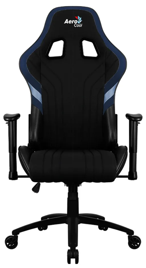 Игровое компьютерное кресло Aerocool AERO 1 Alpha Чёрно-Синий