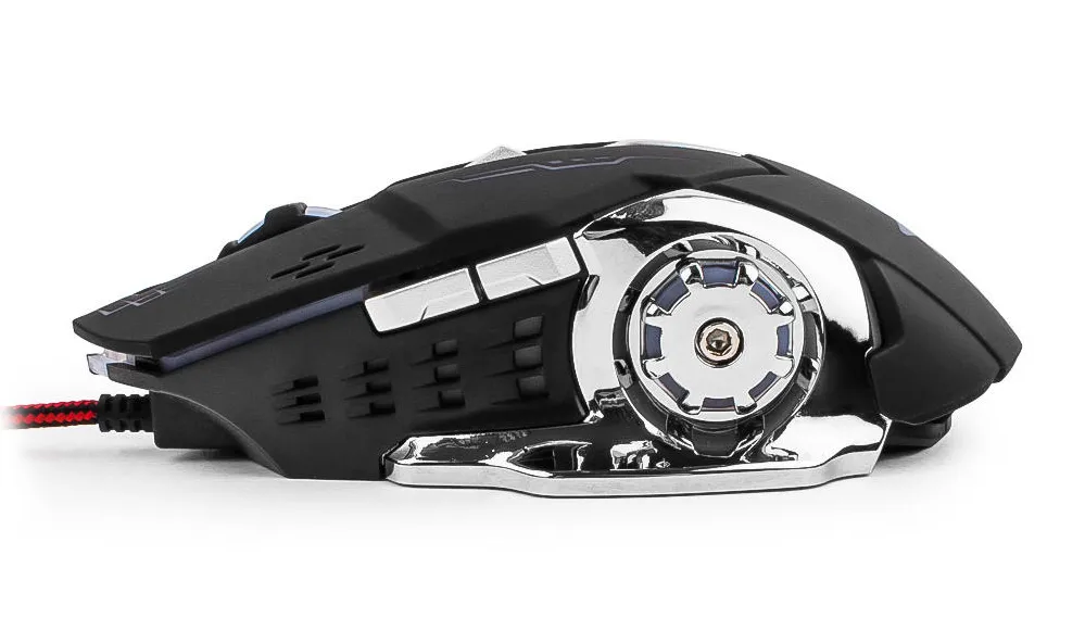 Компьютерная мышь Гарнизон GM-710G Альфард black silver