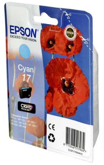 Картридж Epson C13T17024A10 голубой
