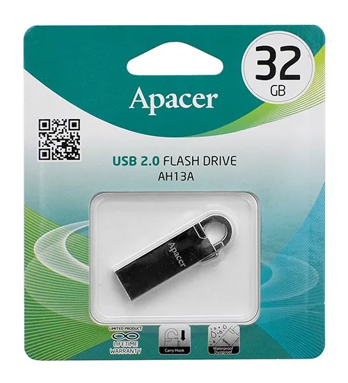 USB флешка 32GB Apacer AH13A AP32GAH13AS-1 USB 2.0 silver