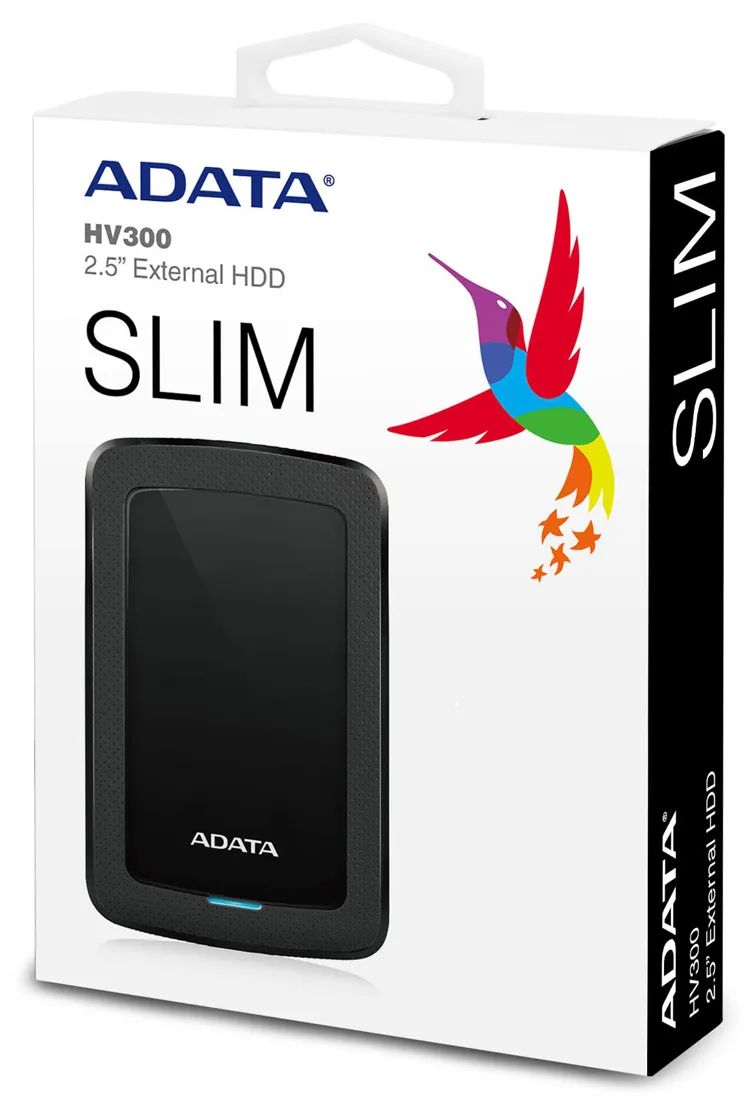 Внешний жесткий диск 1TB ADATA AHV300-1TU31-CBK