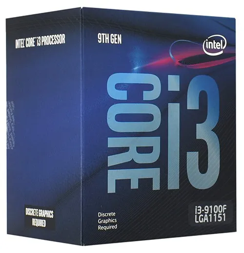 Процессор Intel Сore i3-9100F box