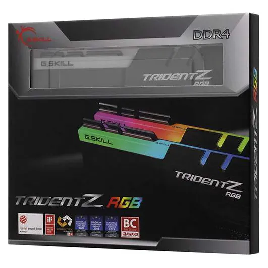 Оперативная память 32 GB kit G.Skill Tridenz Z RGB F4-4000C18D-32GTZR
