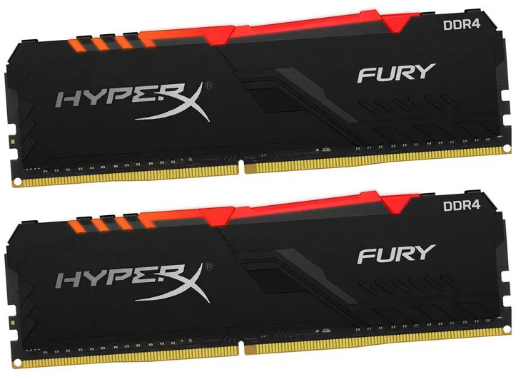 Оперативная память 32 GB kit Kingston HyperX Fury RGB HX436C18FB4AK2/32
