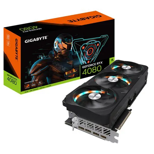 Видеокарта 16Gb Gigabyte RTX4080 GAMING OC GV-N4080GAMING OC-16GD