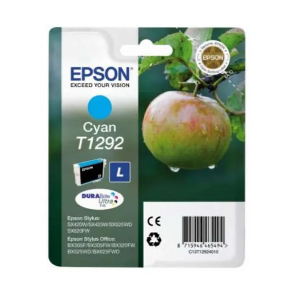 Картридж Epson C13T12924012 cyan голубой