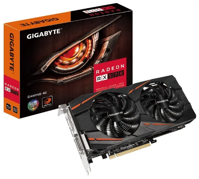 Видеокарта Gigabyte RX 570 GV-RX570AORUS-4GD