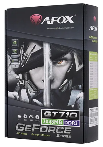 Видеокарта 2 GB AFOX GT 710 AF710-2048D3L7-V1