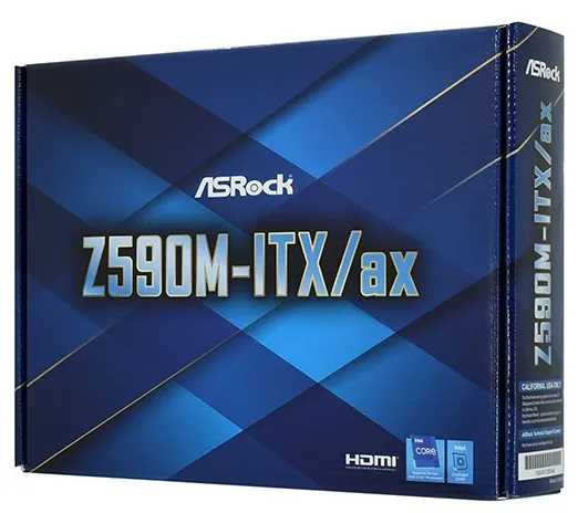 Материнская плата ASRock Z590M-ITX/ax
