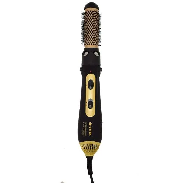 Фен-щетка Vitek VT-2296 черный/золотой