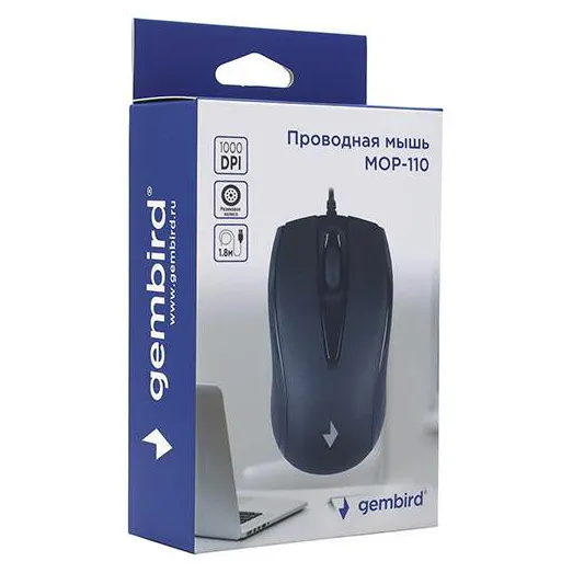 Компьютерная мышь Gembird MOP-110 black