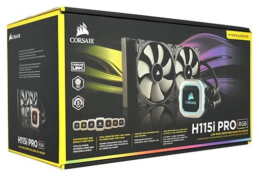 Водяное охлаждение Corsair H115i Pro RGB CW-9060032-WW