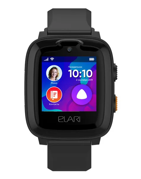 Смарт часы Elari KIDPHONE 4G Черный