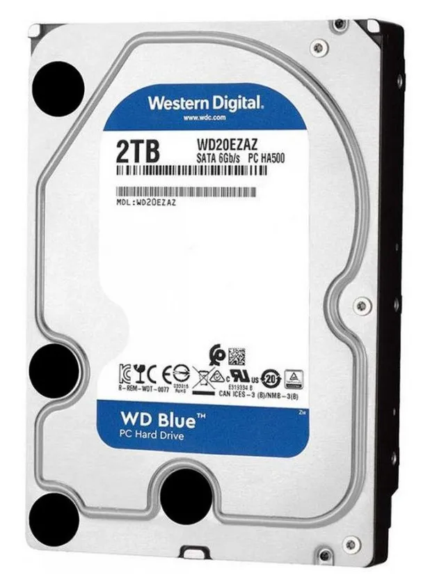 Жесткий диск 2Tb Western Digital Blue WD20EZAZ