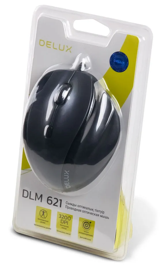 Компьютерная мышь Delux DLM-621OUB