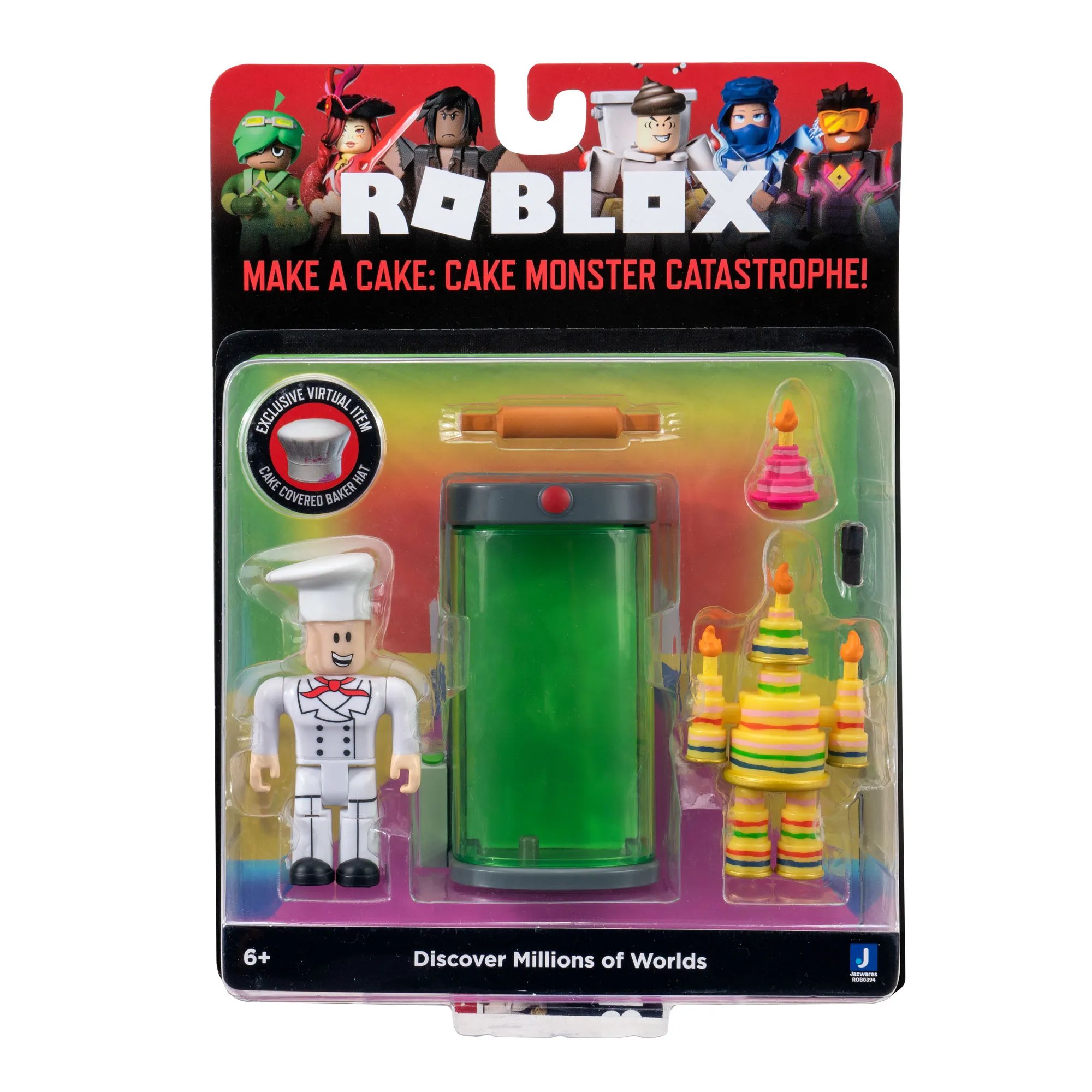 Фигурка Jazwares Roblox Game Packs Make a Cake: Cake Monster Catastrophe! W9