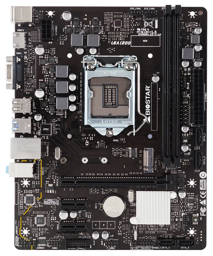 Материнская плата Biostar H410MH