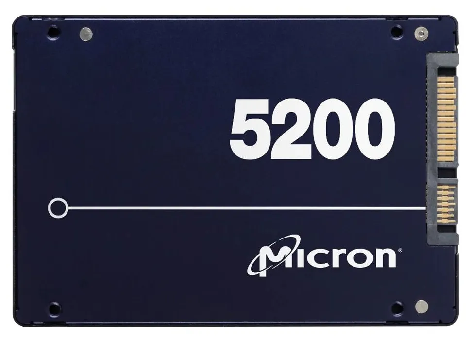 SSD накопитель 480GB Micron 5200 MAX Enterprise mtfddak480tdn-1at1zabyy