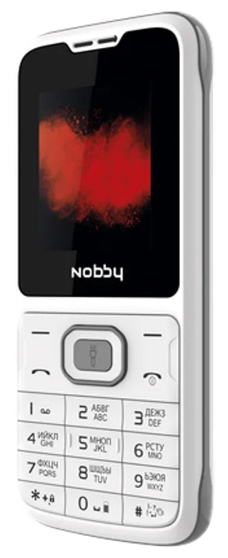 Мобильный телефон Nobby 110 Бело-серый