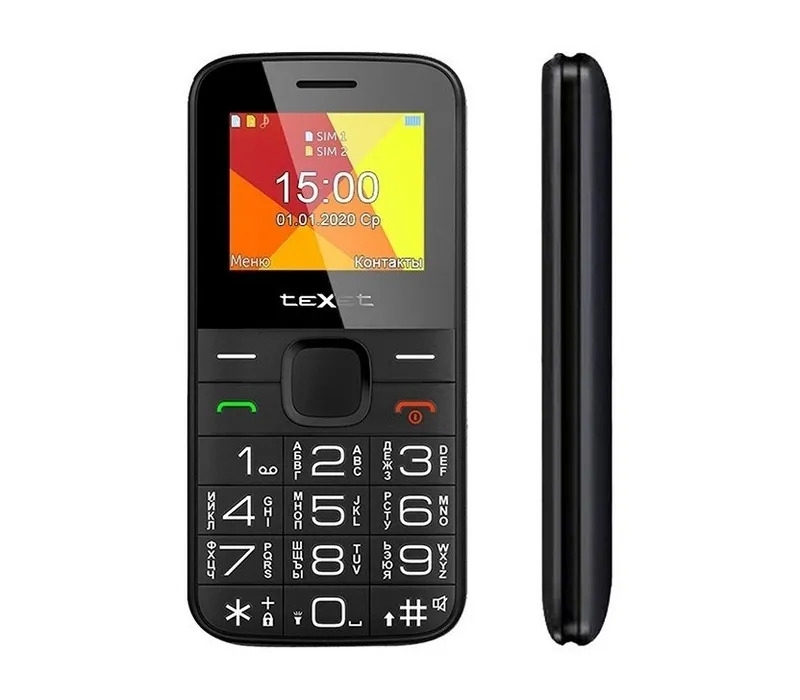 Мобильный телефон Texet TM-B201 чёрный