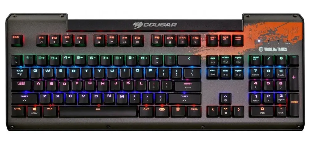 Клавиатура Cougar Ultimus RGB World Of Tanks black