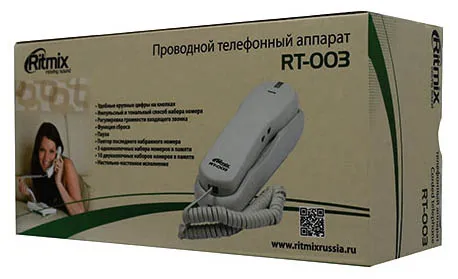 Телефон Ritmix RT-003 Black
