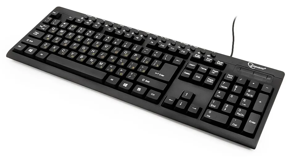 Клавиатура Gembird KB-8300UM-BL-R black