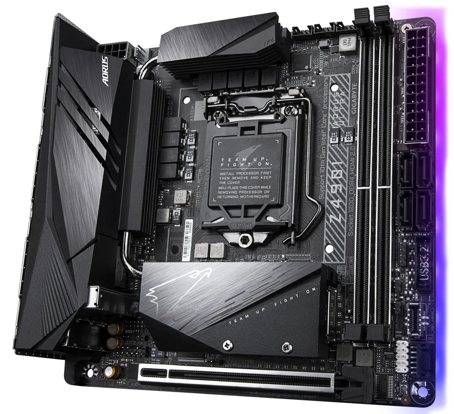 Материнская плата Gigabyte Z490I AORUS ULTRA