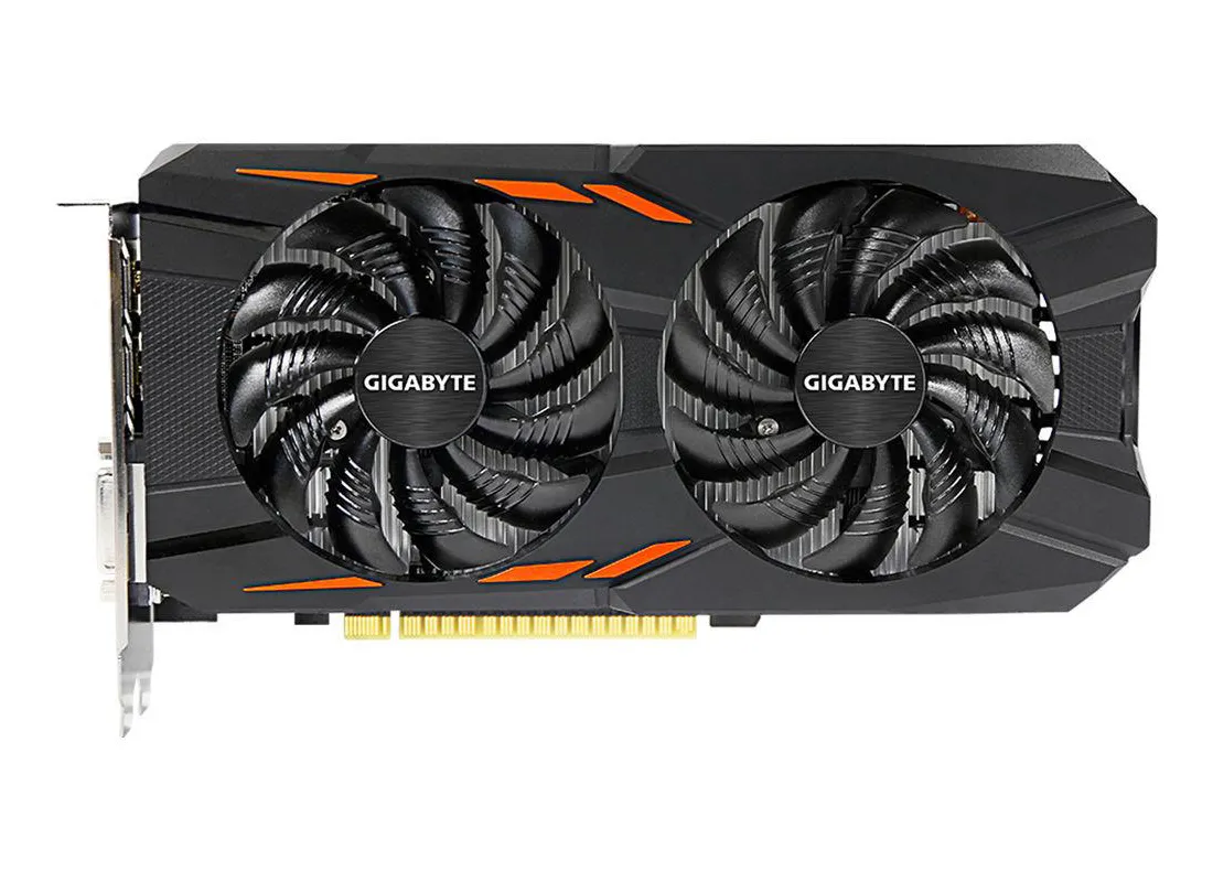 Видеокарта Gigabyte GV-N1050WF2-2GD 2GB GeForce GTX 1050 Windforce