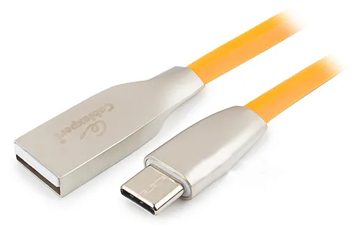 Кабель USB Type A-C Cablexpert CC-G-USBC01O-1M